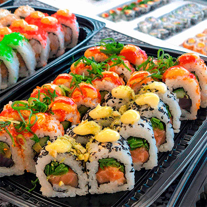 Sushi fra SushiArt i Kolding Storcenter